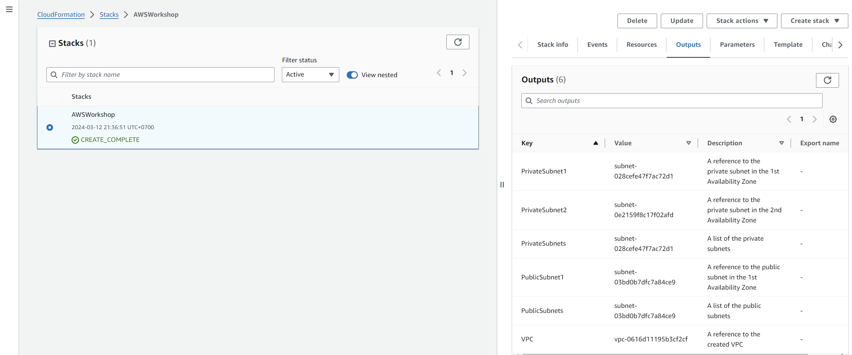 CloudFormation Stacks