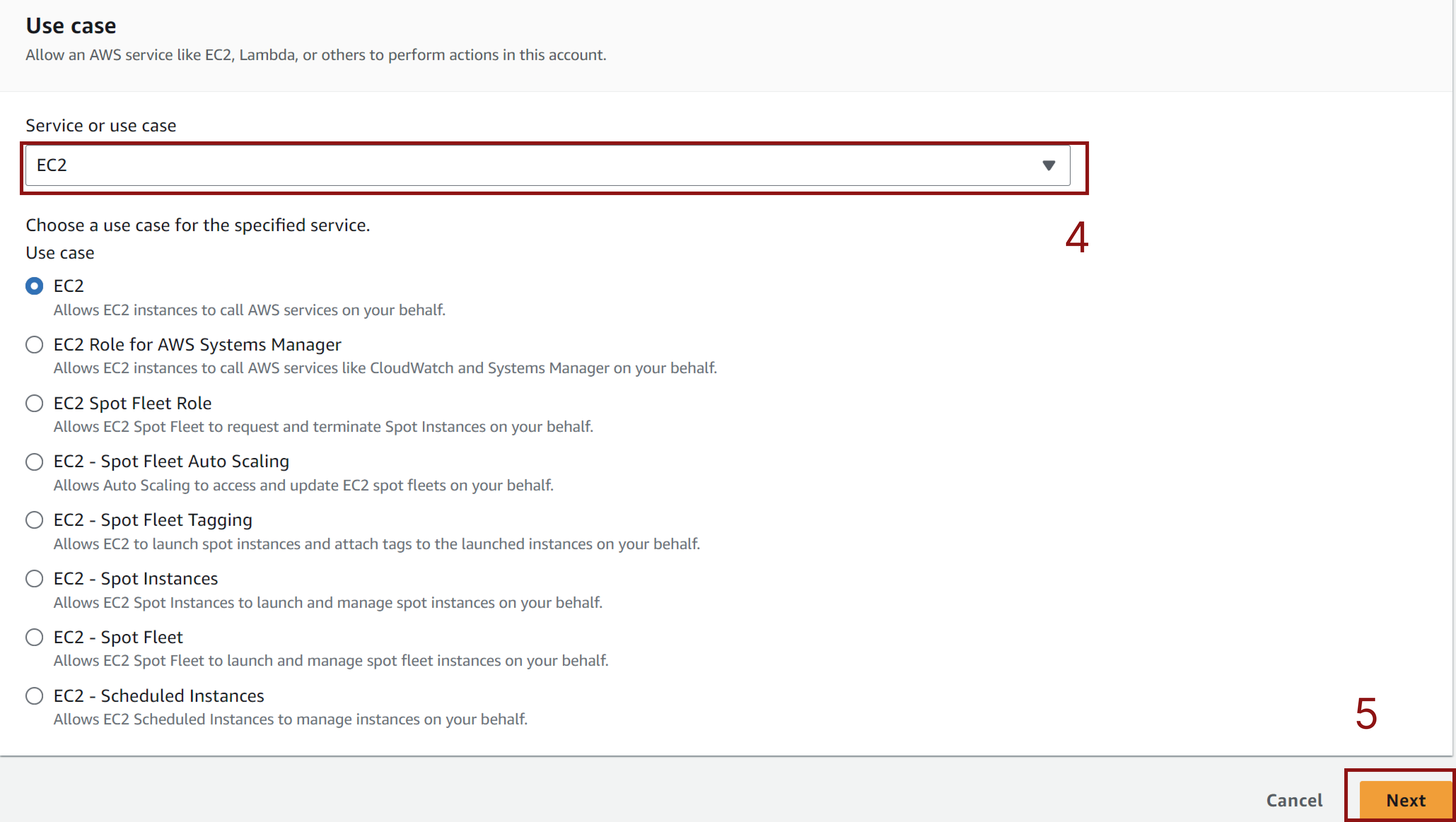 Role RDS Access